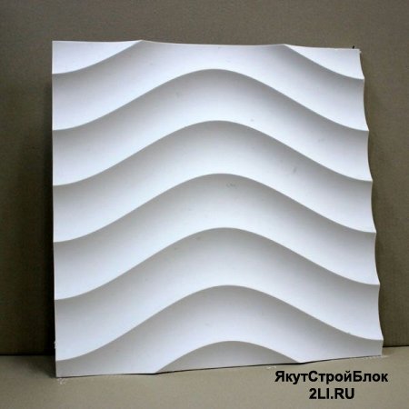 Гипсовая 3D панель "DUNA" 600х600