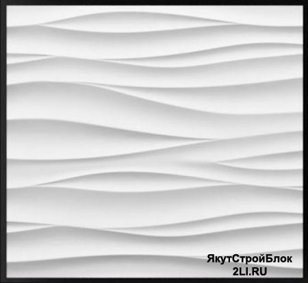 Гипсовая 3D панель "iL MARE" 600х600